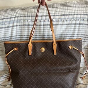 Rioni Brown Designer large Tote Bag